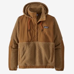 Patagonia Women's Shelled Retro-X Fleece Pullover Jacket Size Small in Brown